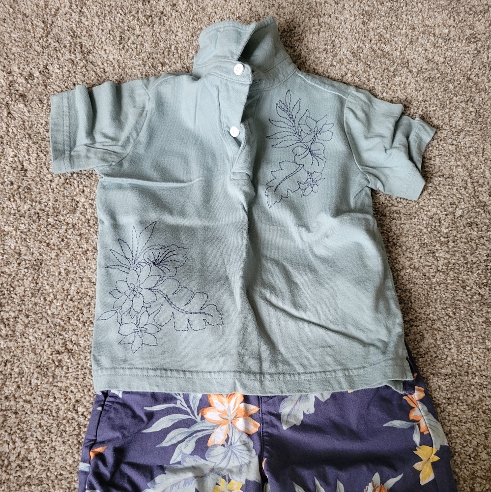 Janie and Jack 2 Piece Matching Set